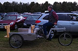 The Farm Trike demonstrated by an attendee.